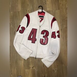 Designer Leather Jacket size L